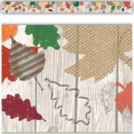 Teacher Created Resources Teacher Created Resources TCR8707BN Home Sweet Classroom Happy Fall Straight Border Trim - Pack of 6 TCR8707BN